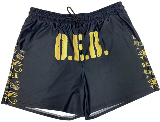 OEB: Branded Bandana Shorts