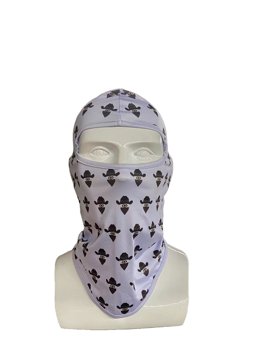 One Eye Bandit Logo Face Mask 