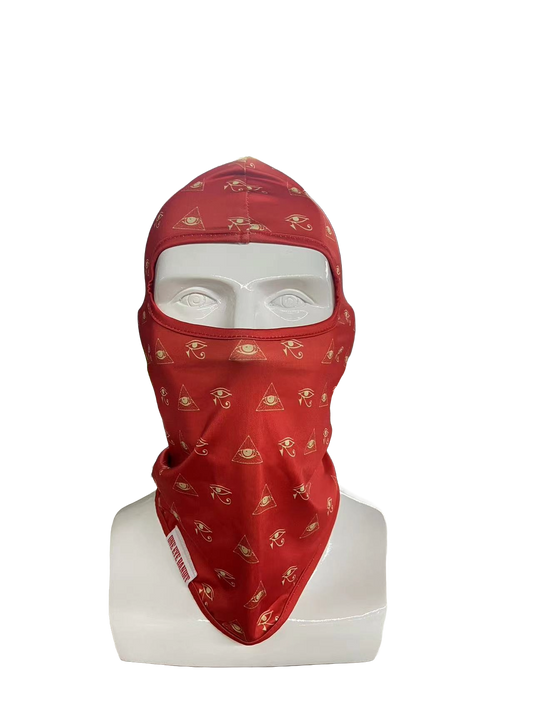 Red Full Face Mask