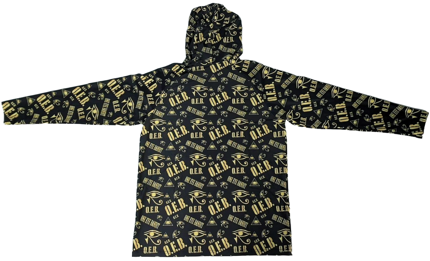 OEB: Branded Bandana - Long Sleeve Hooded Rash Guard
